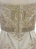 Vintage Beaded And Rhinestone Midi Dress - 50s