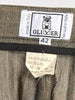1990s Olivier Valentino pants in grey and brown melange linen MR511298  Oliver by Valentino 