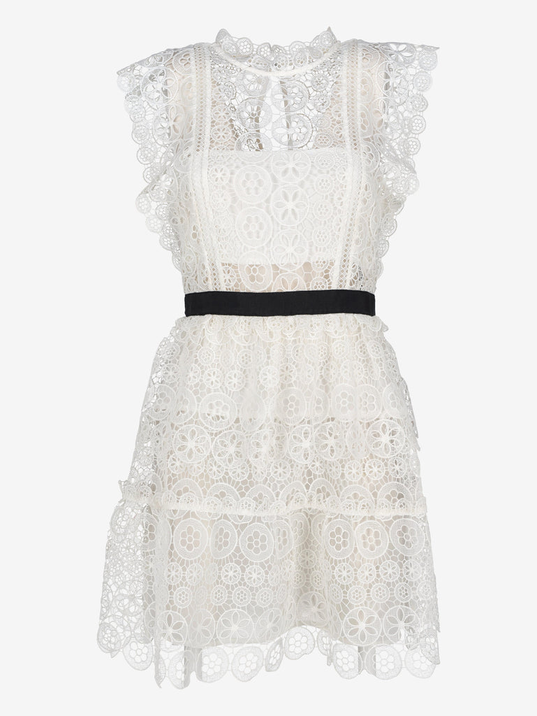 Self-Portrait Lace Tiered Mini Dress WCV26.1.2  Self portrait 