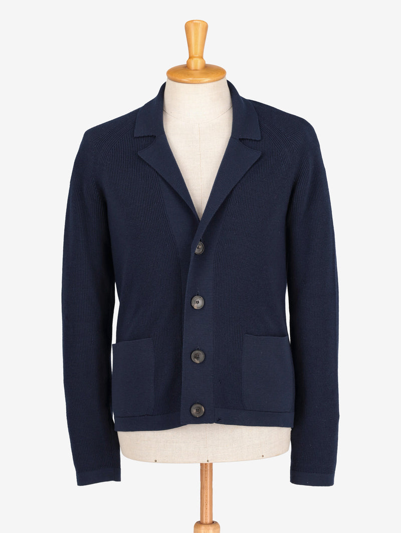 Salvatore Ferragamo Blue Knit Cardigan WCV112514  Salvatore Ferragamo 