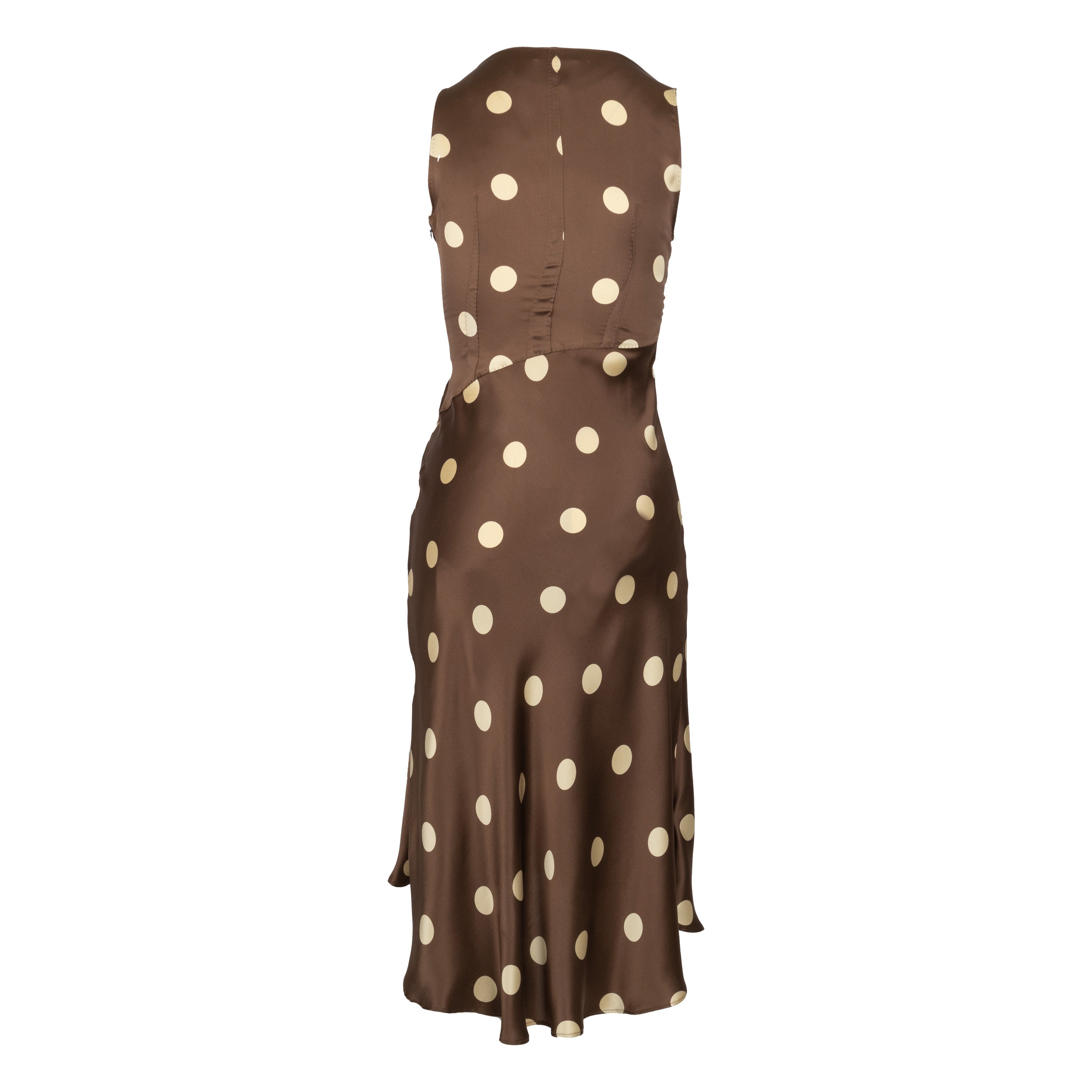 Moschino polka dot store dress