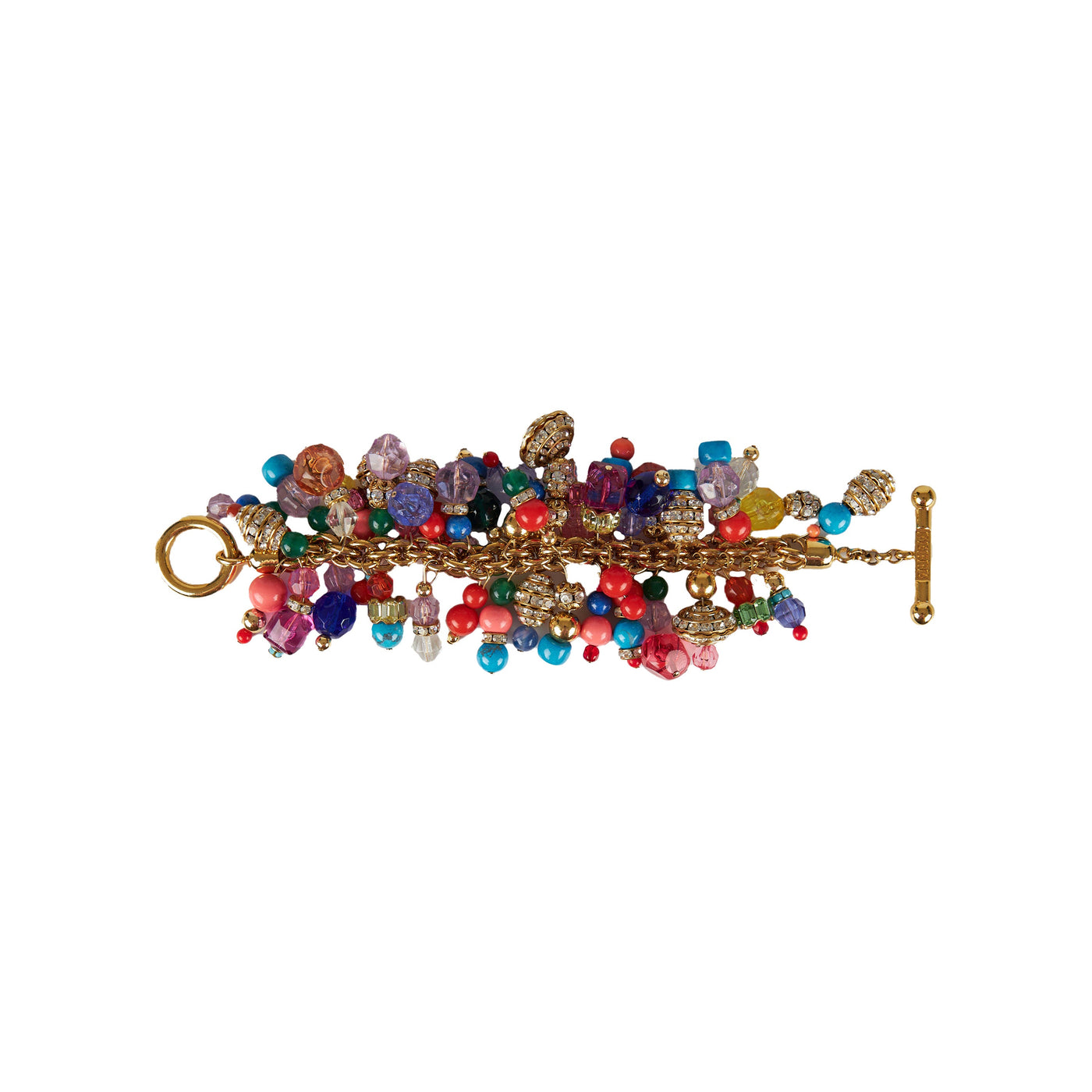 Secondhand Gianfranco Ferré Bracelet with Beads and Stones