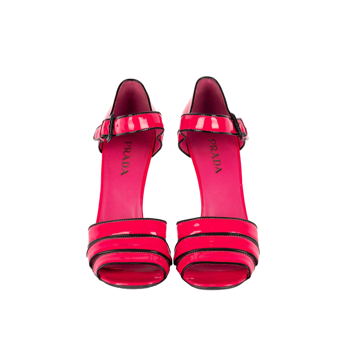 Secondhand Prada Hot Pink Heel Sandals 
