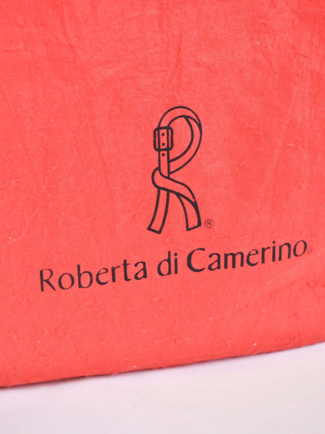 1970 年代 Roberta DI Camerino 粉色天鹅绒包