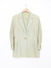 1990s Gianni Versace light green jacket and skirt suit in cool wool