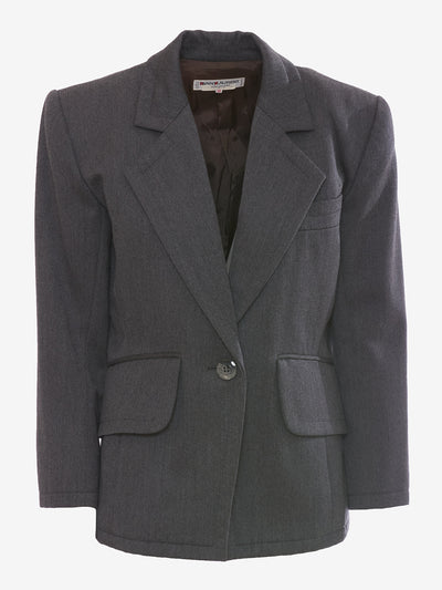 Saint Laurent Grey Wool Blazer