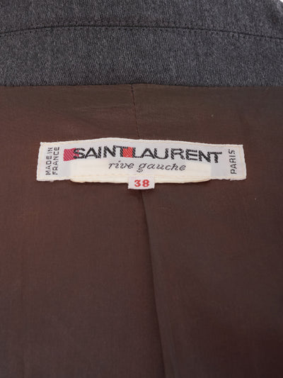 Saint Laurent Grey Wool Blazer