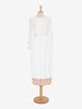 Agnona White Silk Dress