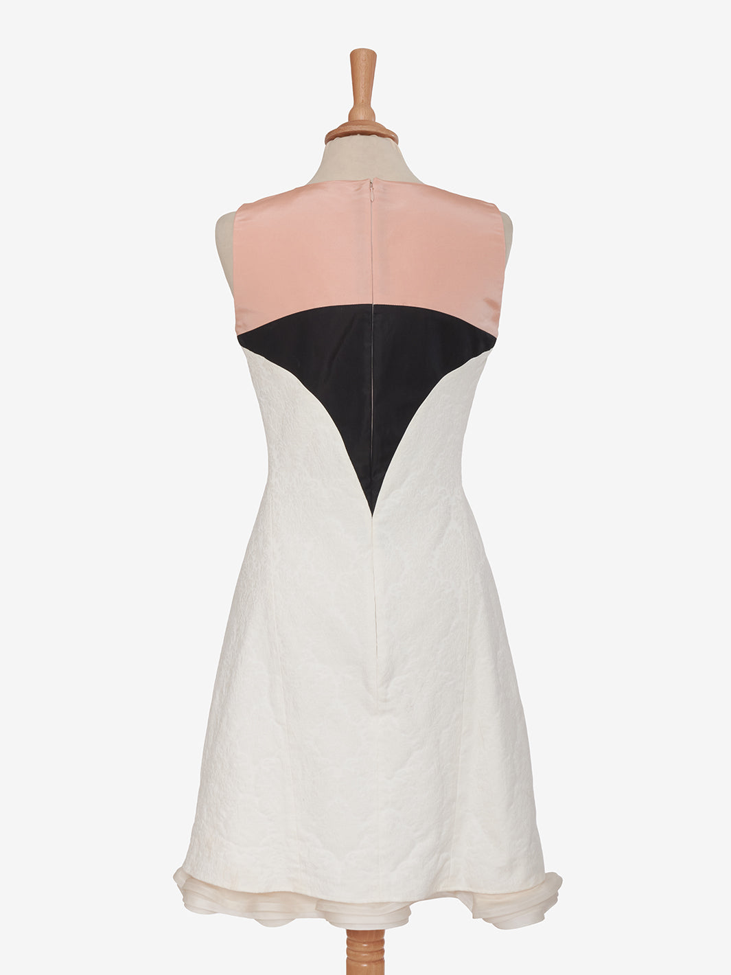 Balenciaga A-line dress with petticoat