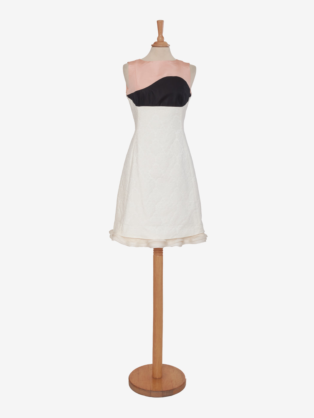 Balenciaga A-line dress with petticoat