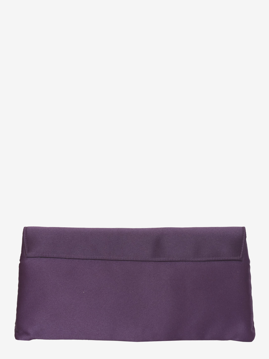 Clutch bag in purple satin