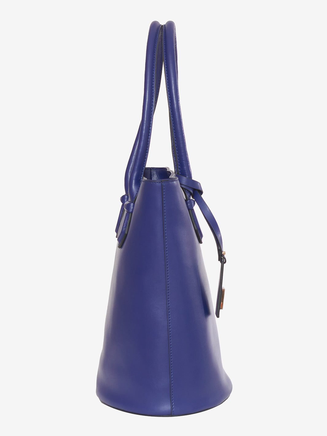 Coccinelle Blue leather bucket bag