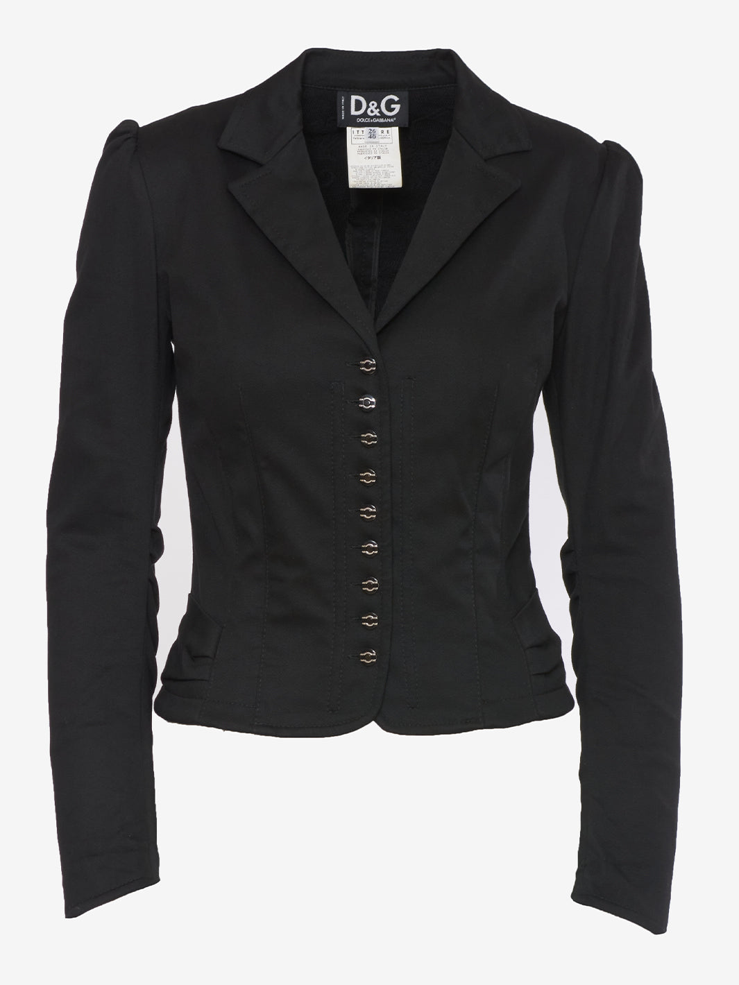 D&G Black Cotton Jacket