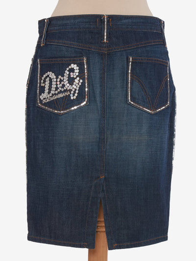D&G Denim Midi Skirt