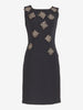 Dice Kayek Sheath dress with appliqués