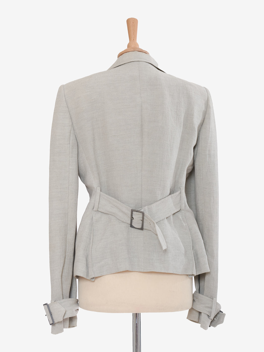 Emporio Armani Single-breasted gray blazer