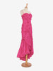 Fuchsia Vintage Dress with fancy applications