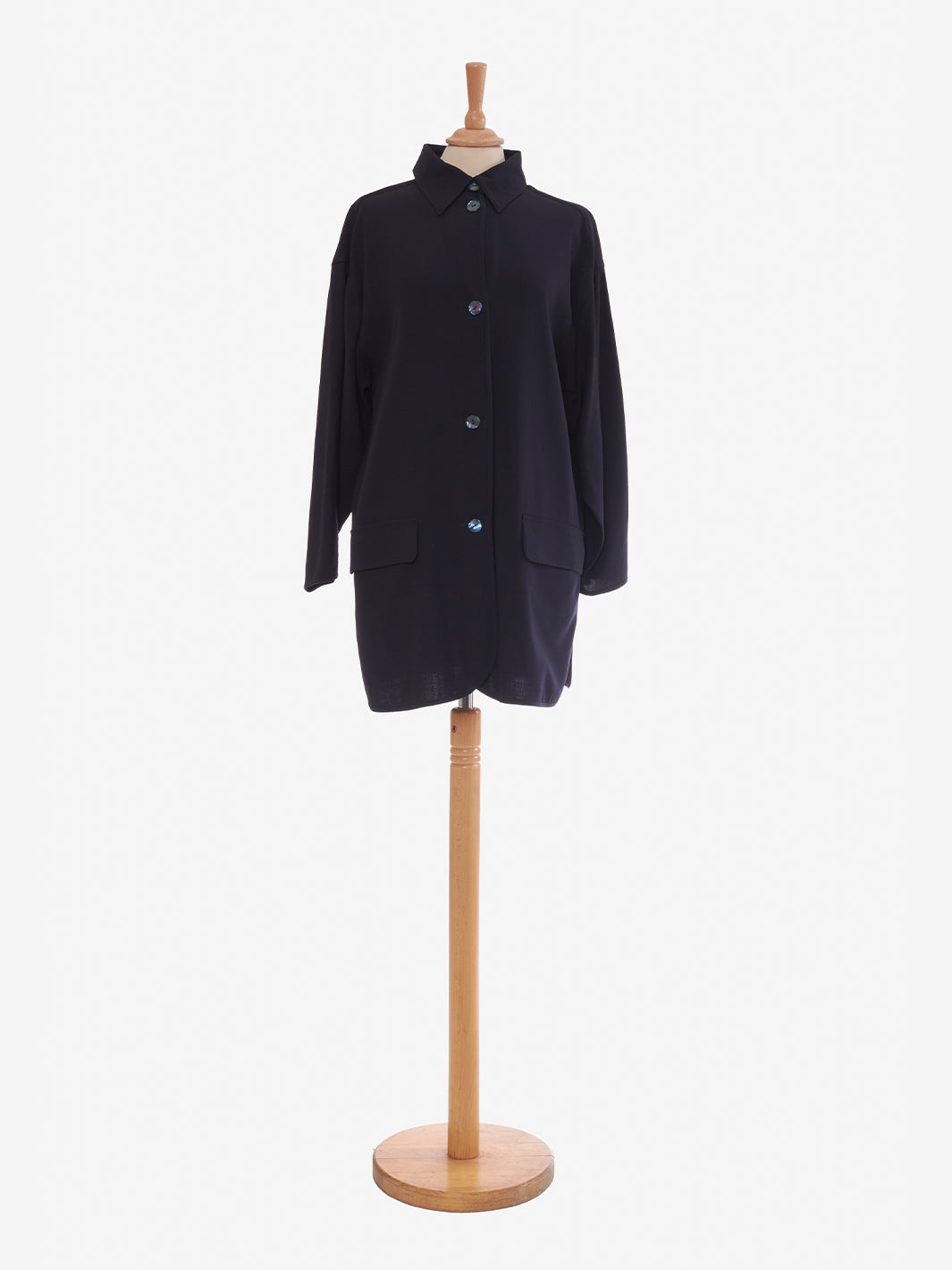 Genny Jacket in midnight blue wool