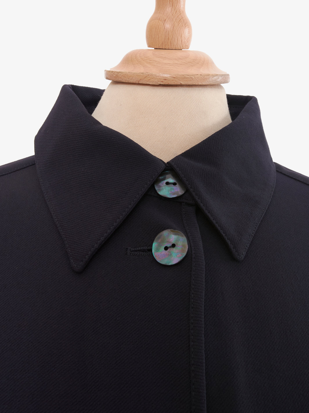 Genny Jacket in midnight blue wool