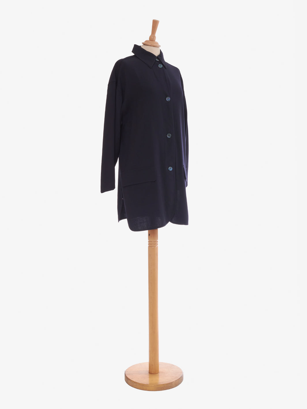 Genny Jacket in midnight blue wool