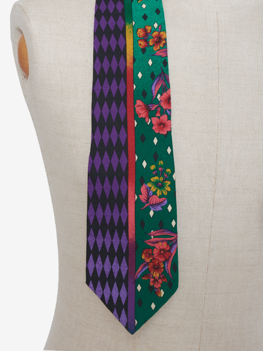 Gianni Versace 80s patterned tie