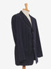 Gianni Versace Blue pinstripe suit in cool wool
