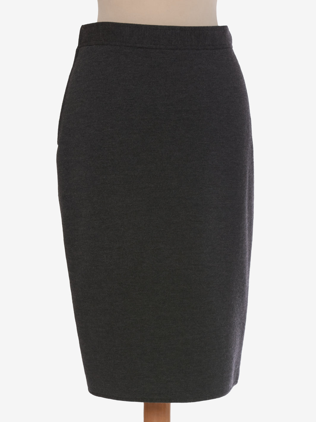 Gianni Versace Gray Wool Skirt