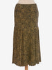 Gianni Versace Patterned Wool Skirt