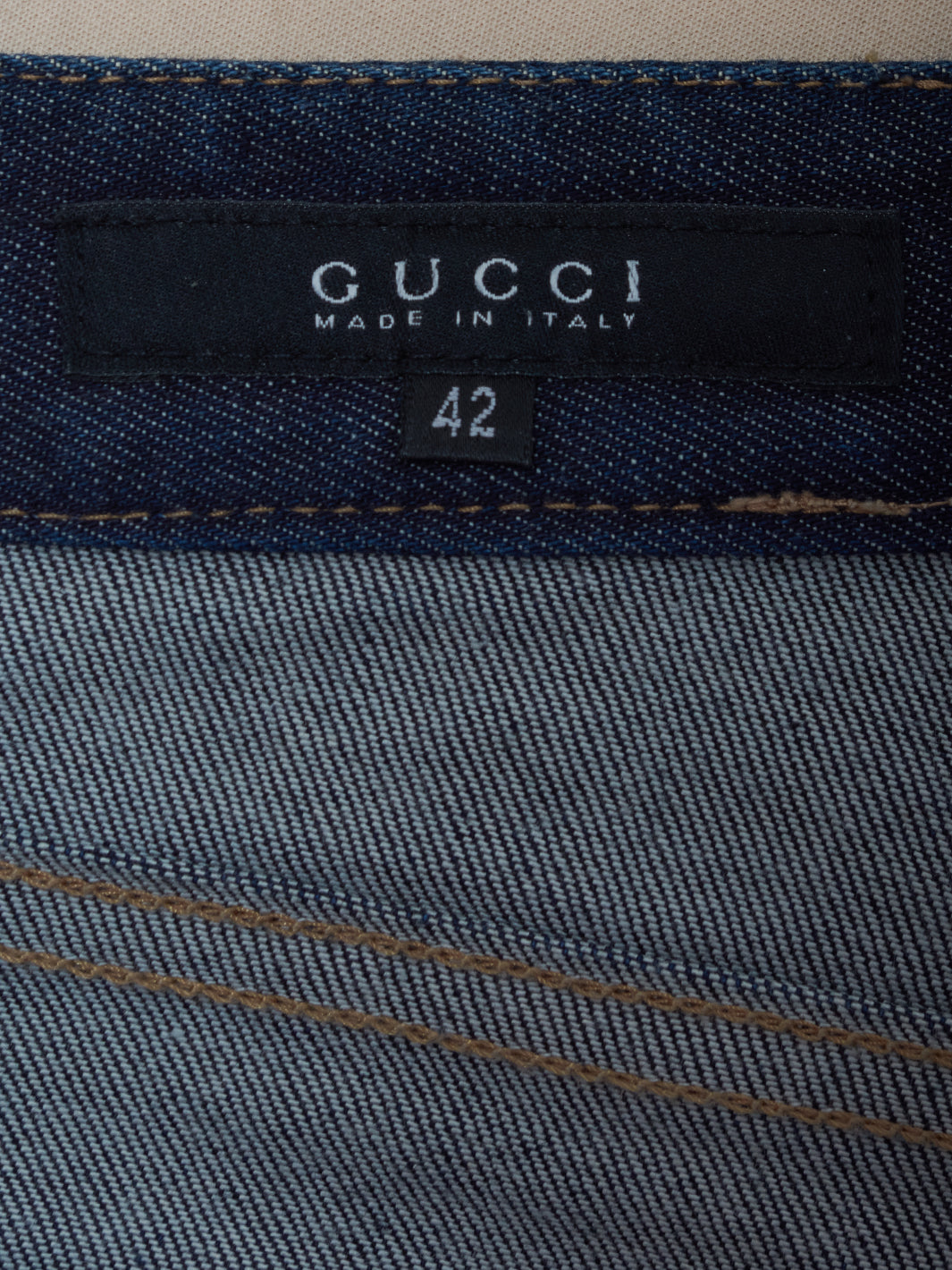 Gucci 低腰牛仔裤