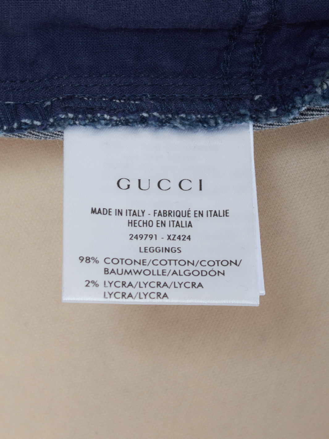 Jeans Gucci con risvolto