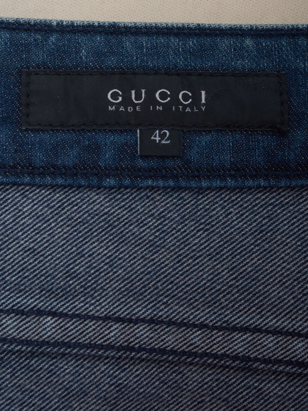 Jeans Gucci con risvolto