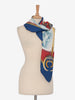 Sciarpa in seta con stampa Hermès