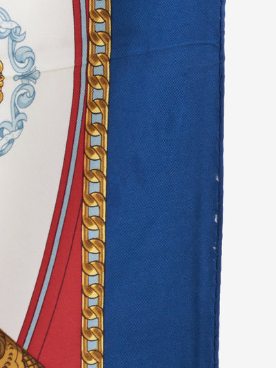 Sciarpa in seta con stampa Hermès