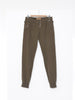 John Galliano pants in military green cotton