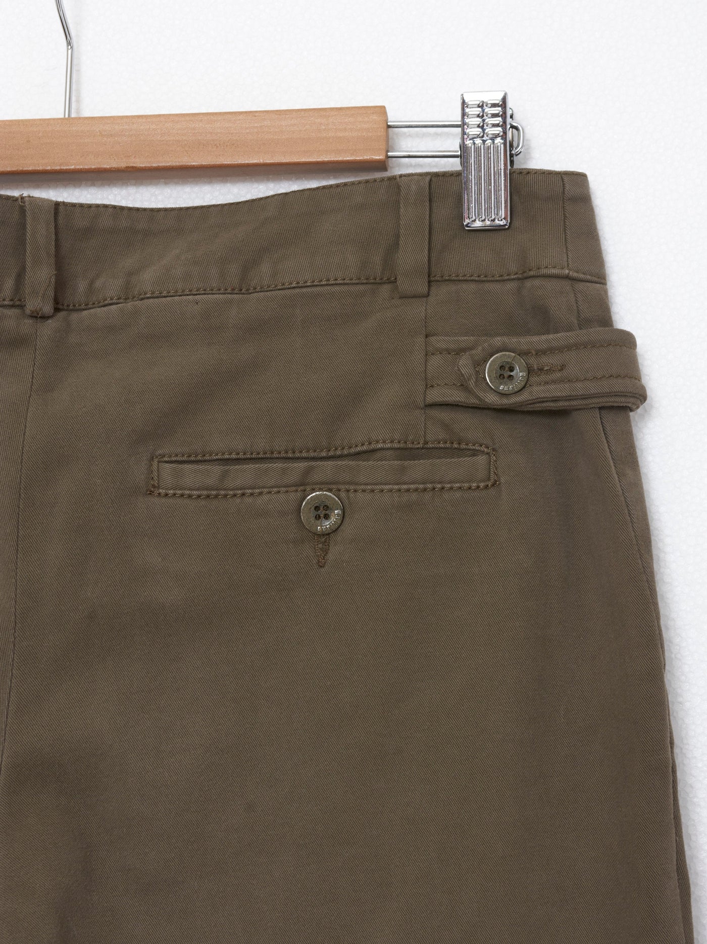 John Galliano pants in military green cotton