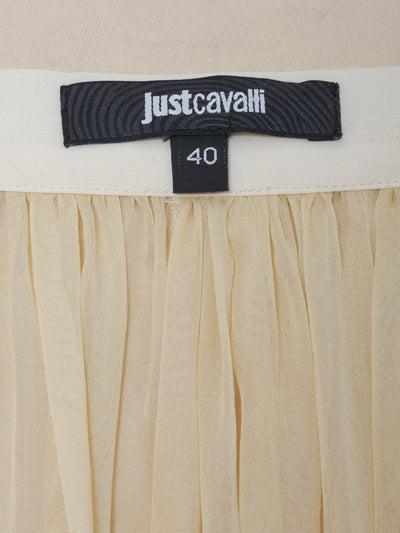 Just Cavalli Long Pleated Skirt