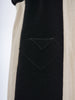 Koto Bolofo black and ecru wool cloth midi dress