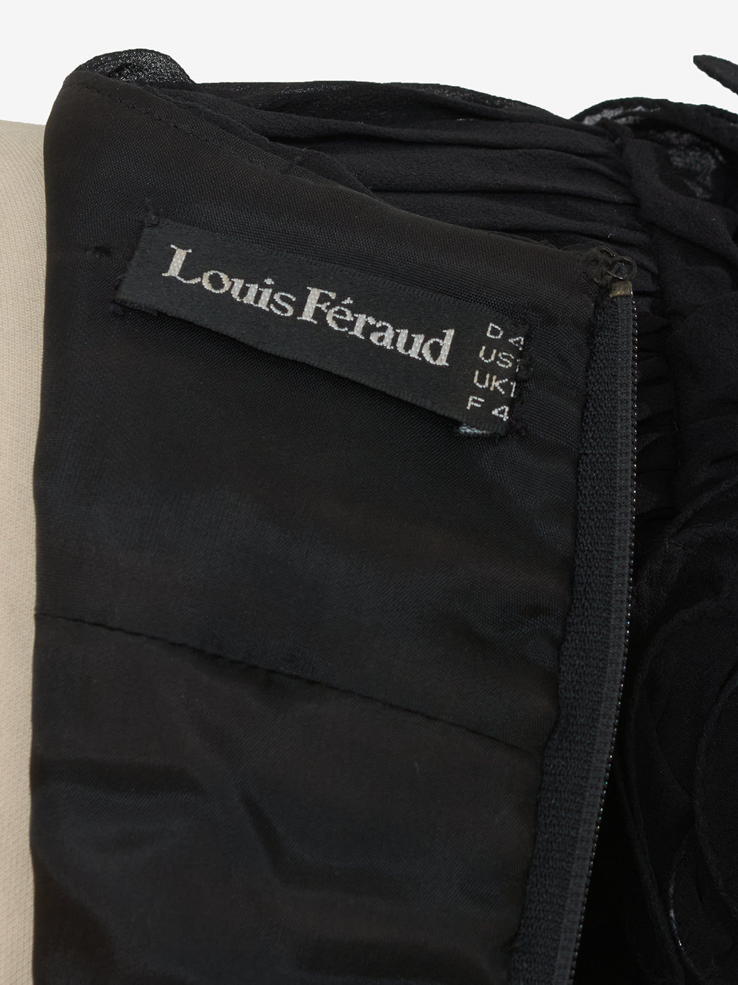 Louis Féraud Black Midi Dress