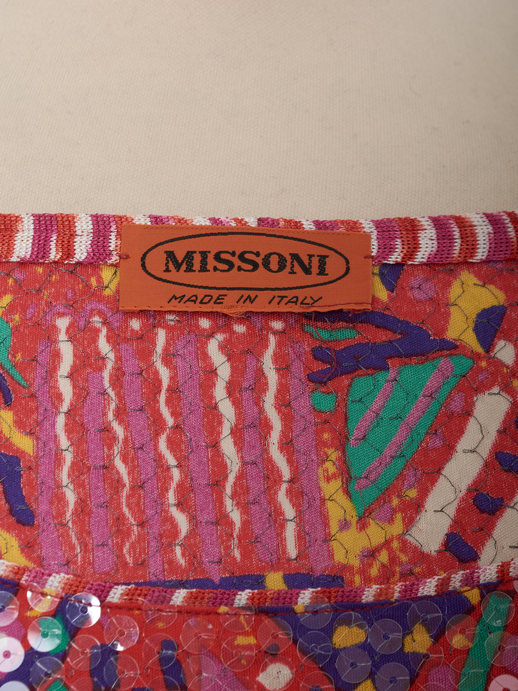 Missoni sequin patterned sweater