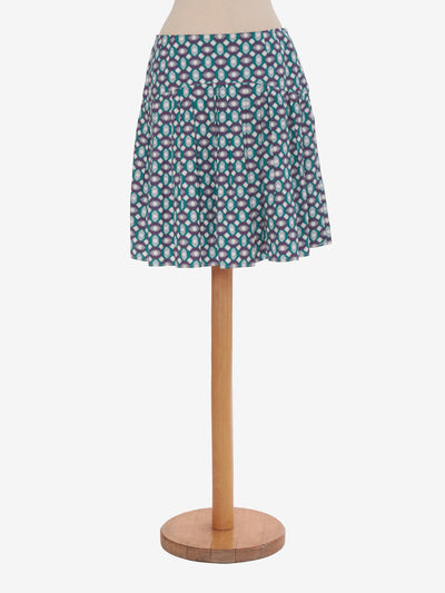 Miu Miu Pleated Fancy Skirt