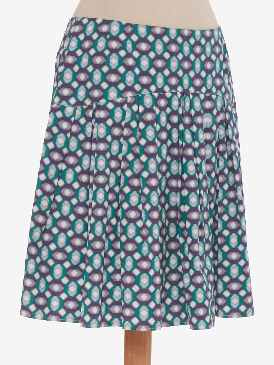 Miu Miu Pleated Fancy Skirt