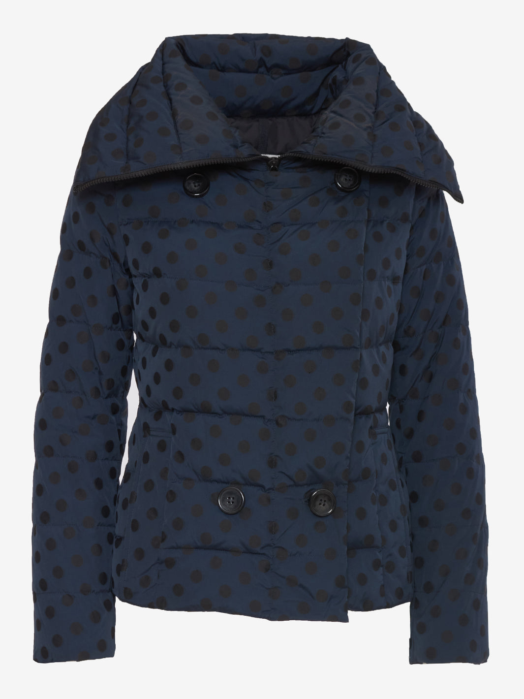 Piumino Moncler a Pois