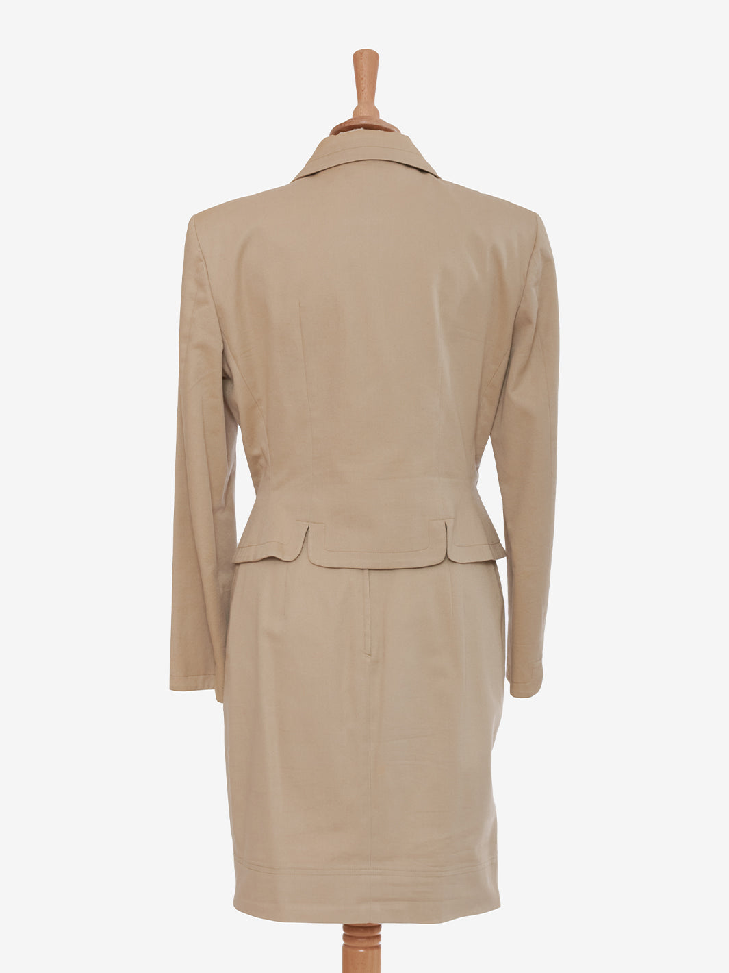 Moschino Cheap and Chic Beige Cotton Suit