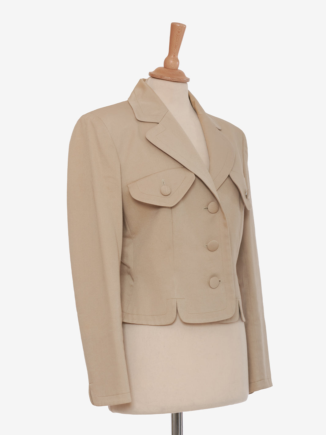 Moschino Cheap and Chic Beige Cotton Suit