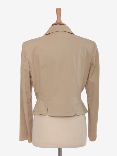 Moschino Cheap and Chic Beige Cotton Suit