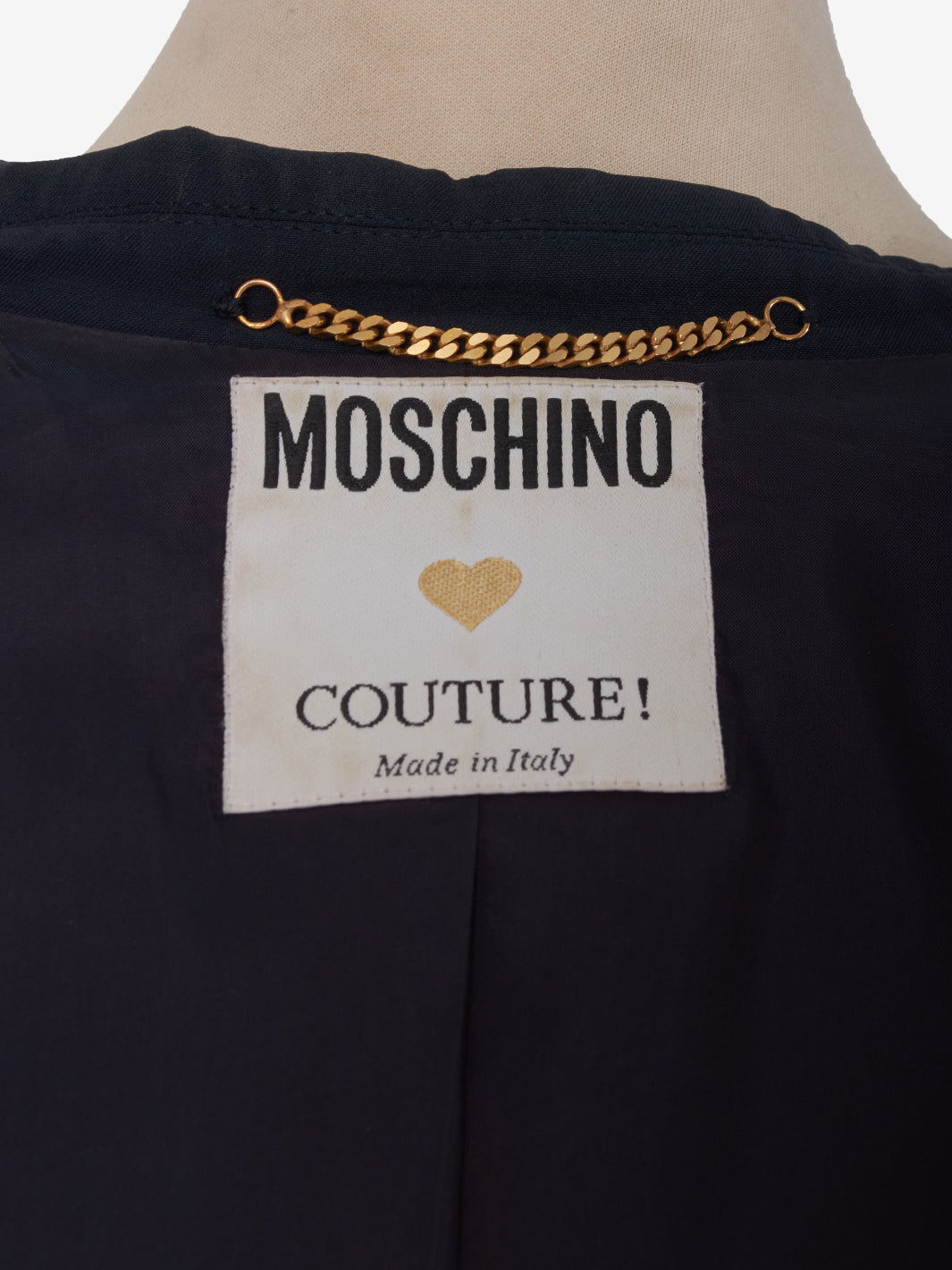 Moschino Couture Blue and White Tailleur