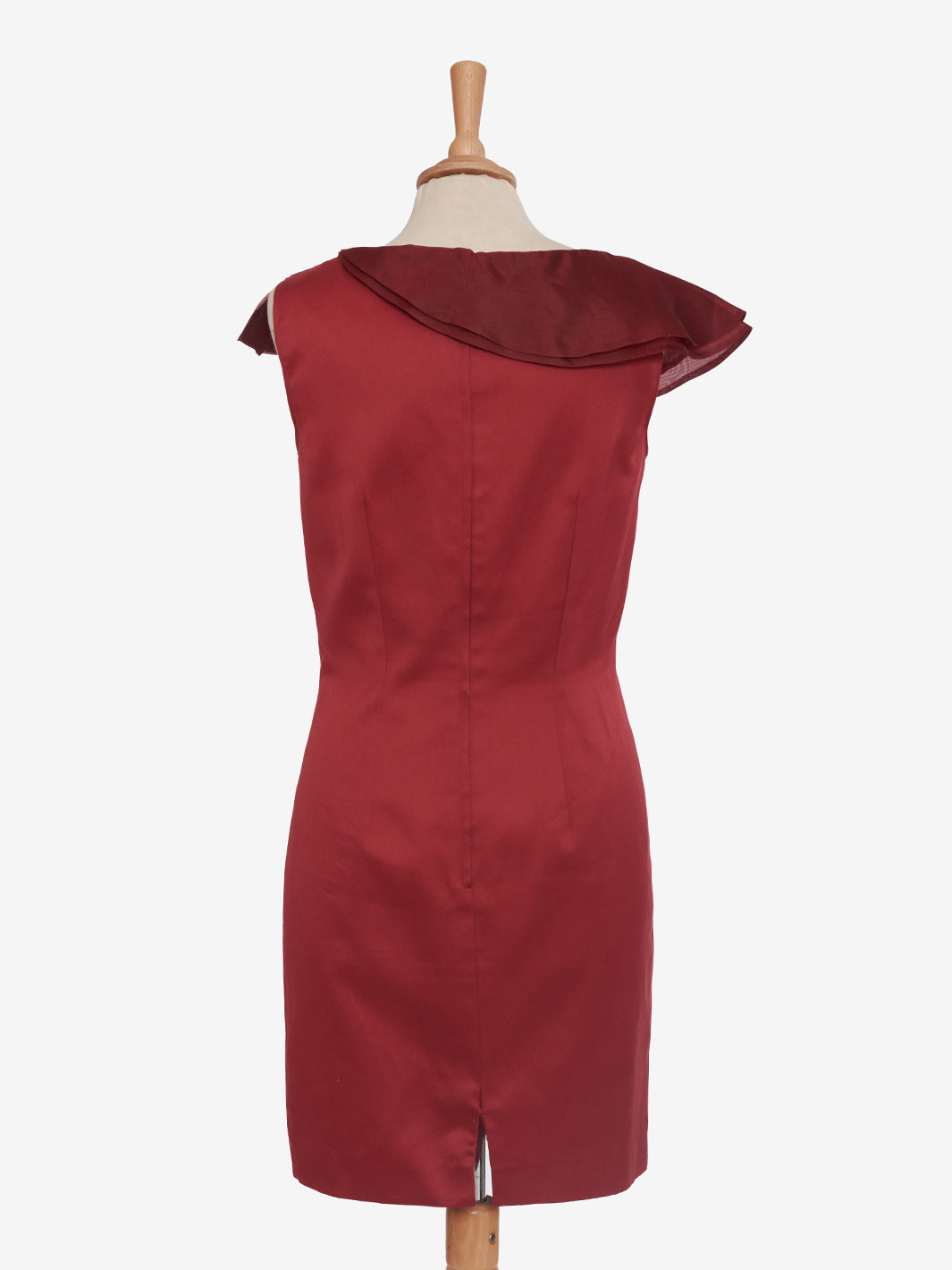 Piano Line by Max Mara Red midi sheath dress