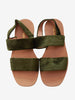 Prada Green leather sandal