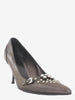 Prada Pumps in anthracite-coloured leather