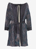 Prada Python print overcoat